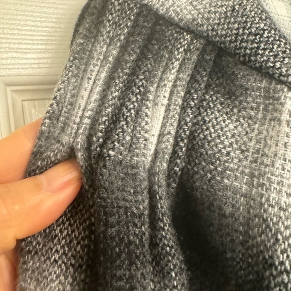 New -Rebecca Minkoff Size XS Black White Plaid Flannel Shirt Shacket Jacket - Picture 7 of 7